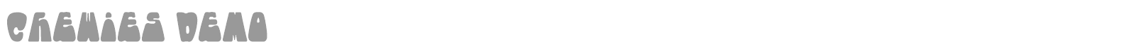 Chewies font preview